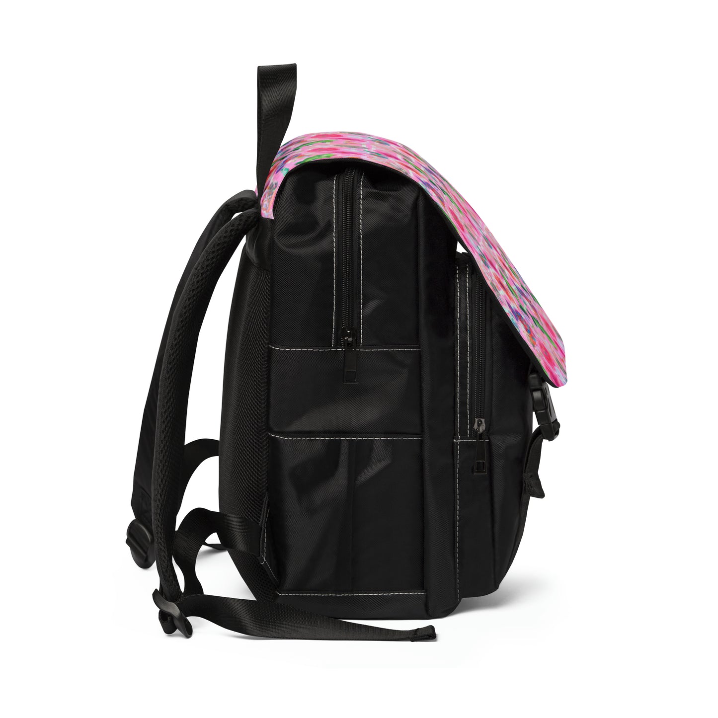 Pink Florida Keys Unisex Casual Shoulder Backpack
