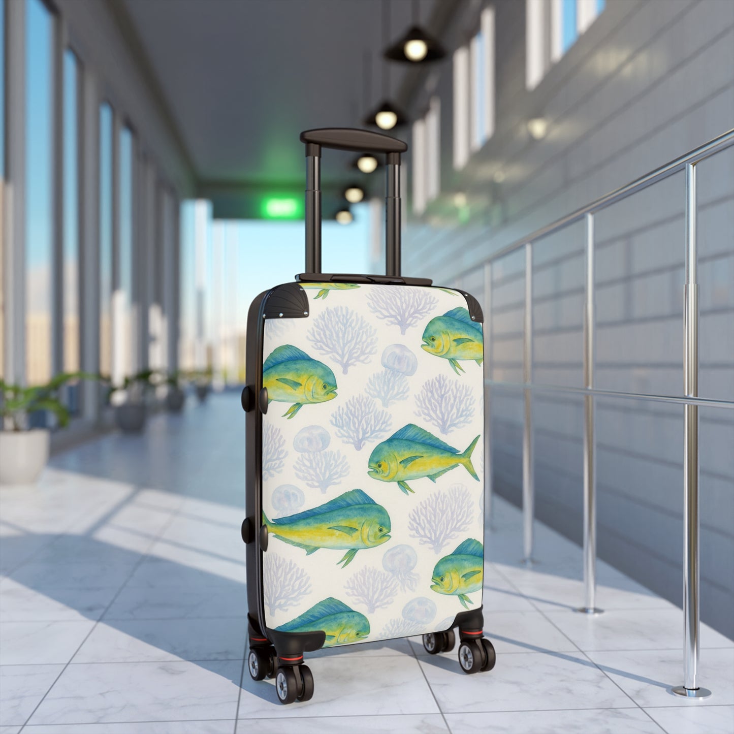 Suitcase - Mahi Mahi (El Dorado) and Corals Traveler's Luggage