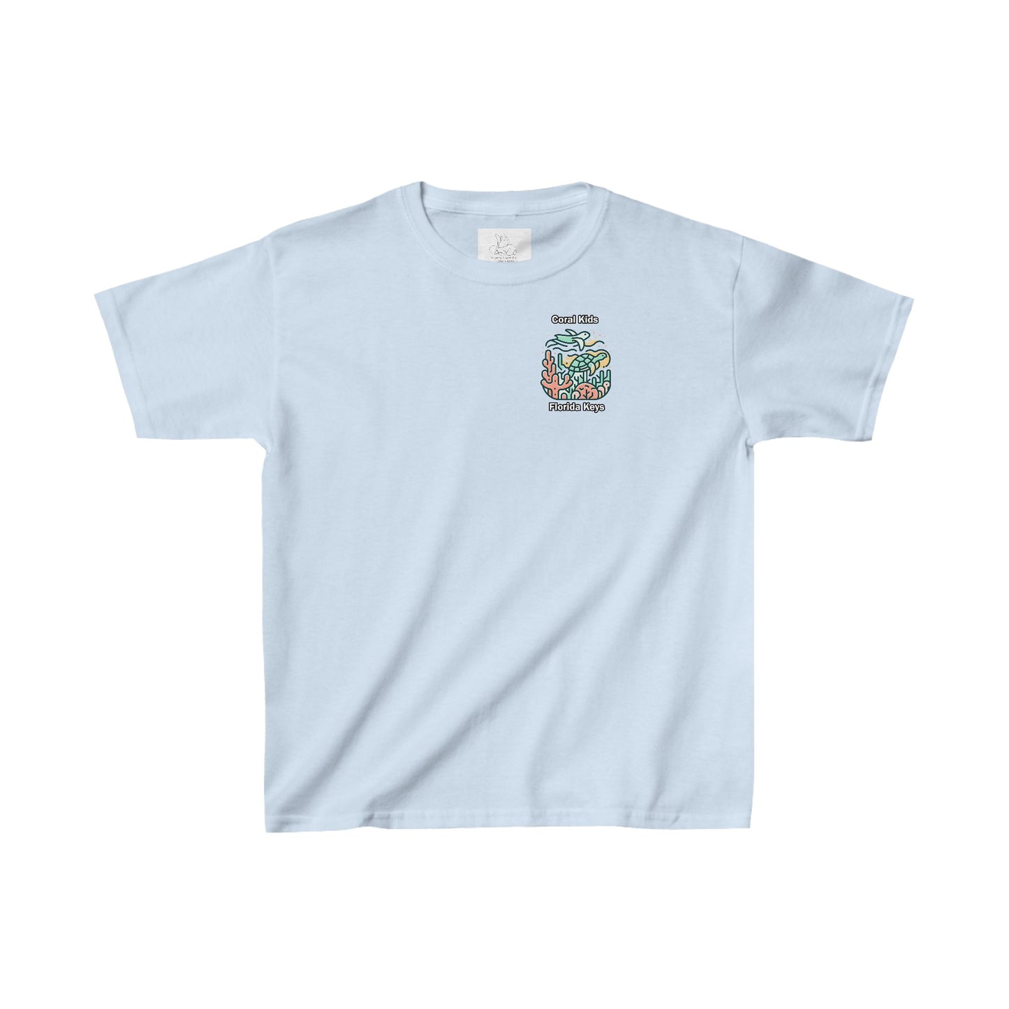 Coral Kids - Twin Turtles - Kids Heavy Cotton™ Tee
