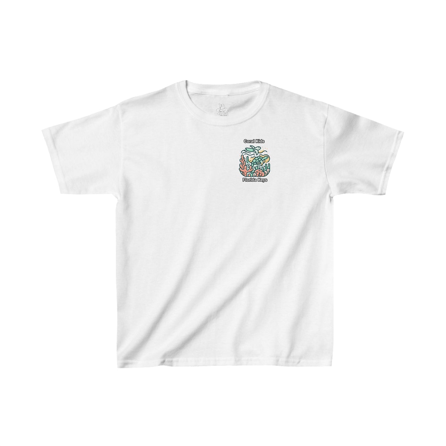 Coral Kids - Twin Turtles - Kids Heavy Cotton™ Tee