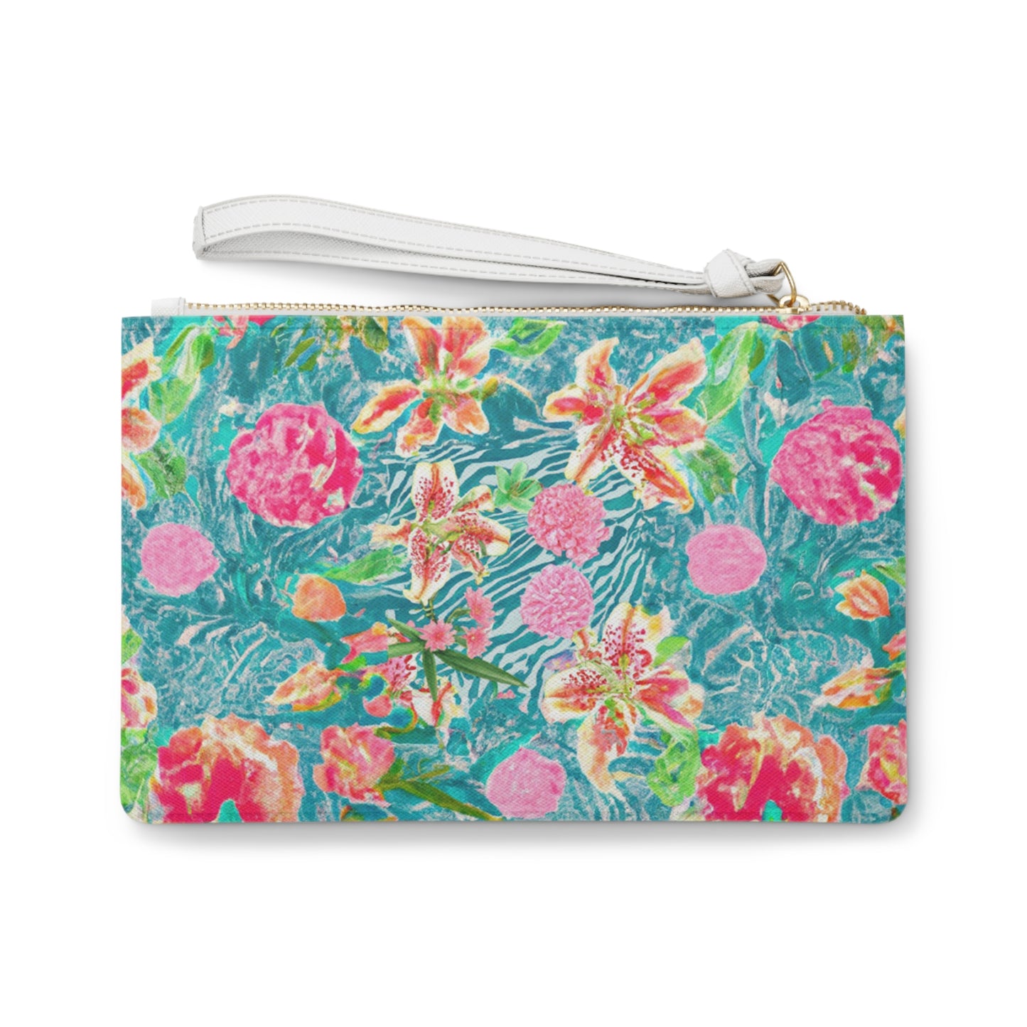 "Trippy Flowers" Clutch Bag