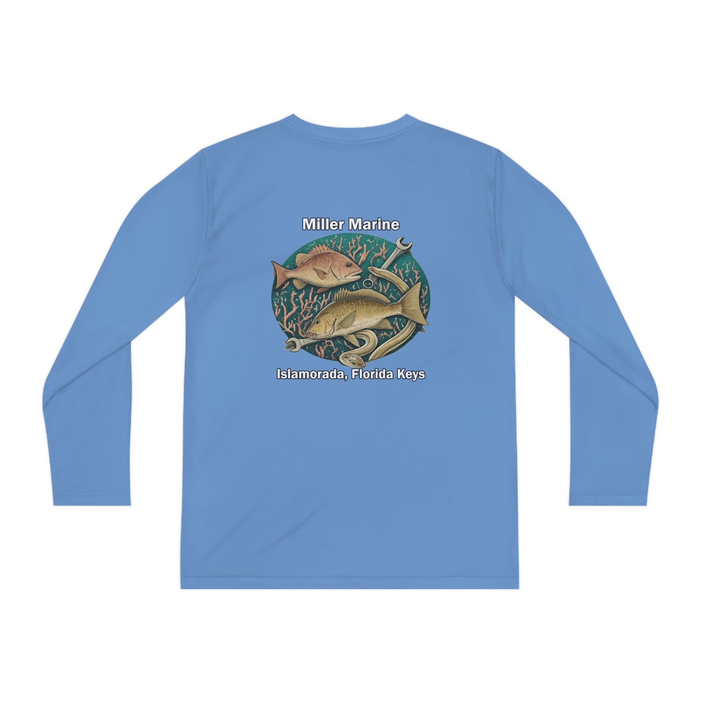 Miller Marine Snapper Wrenches Youth Long Sleeve Competitor Tee