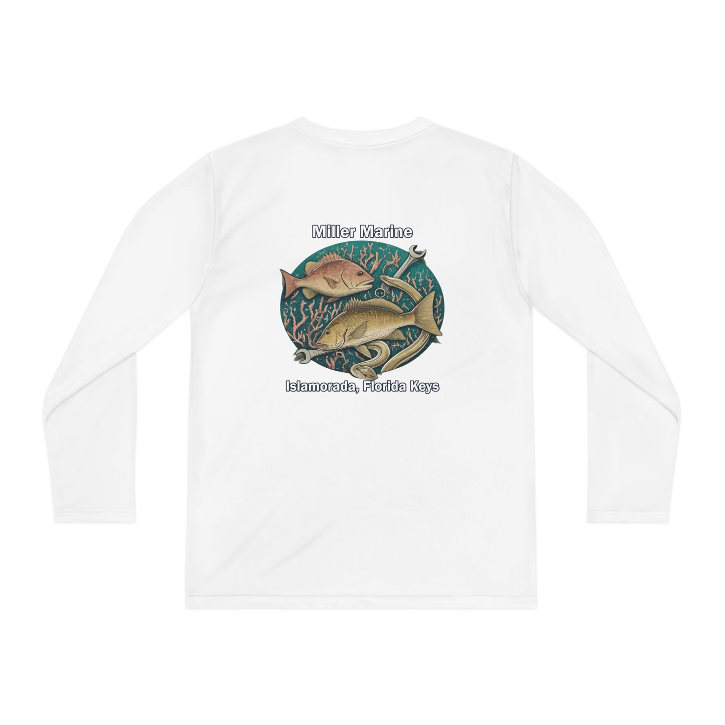 Miller Marine Snapper Wrenches Youth Long Sleeve Competitor Tee