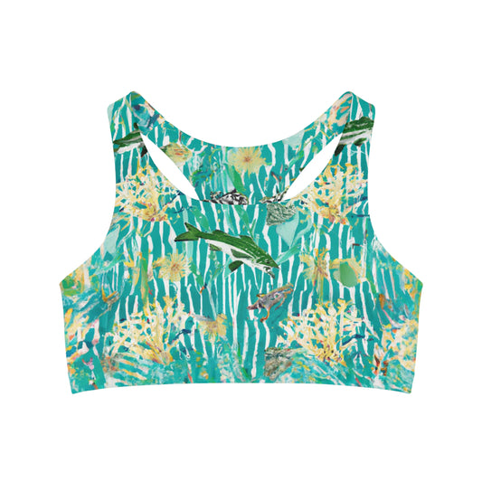 "Tavernier" Seamless Sports Bra (AOP)