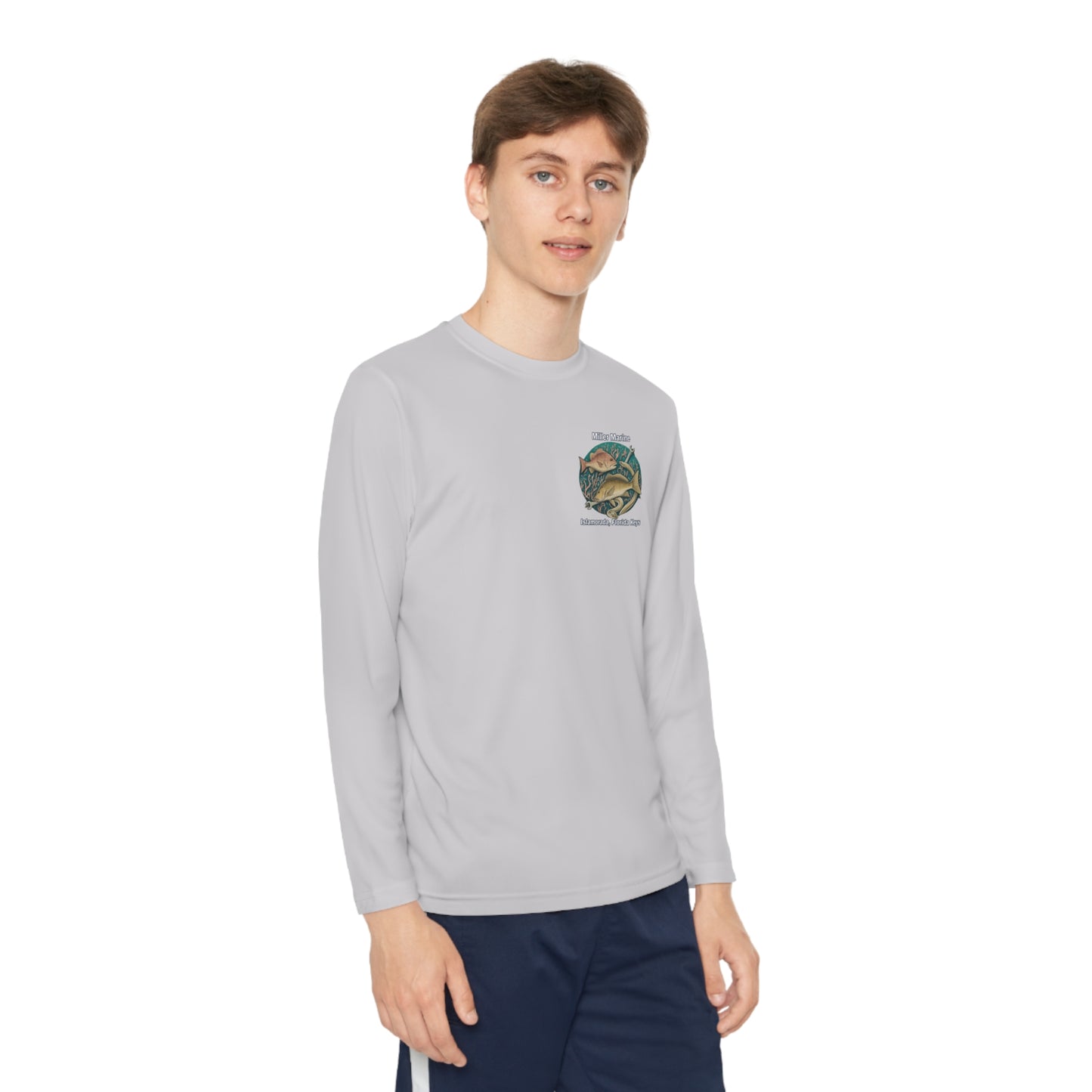 Miller Marine Snapper Wrenches Youth Long Sleeve Competitor Tee
