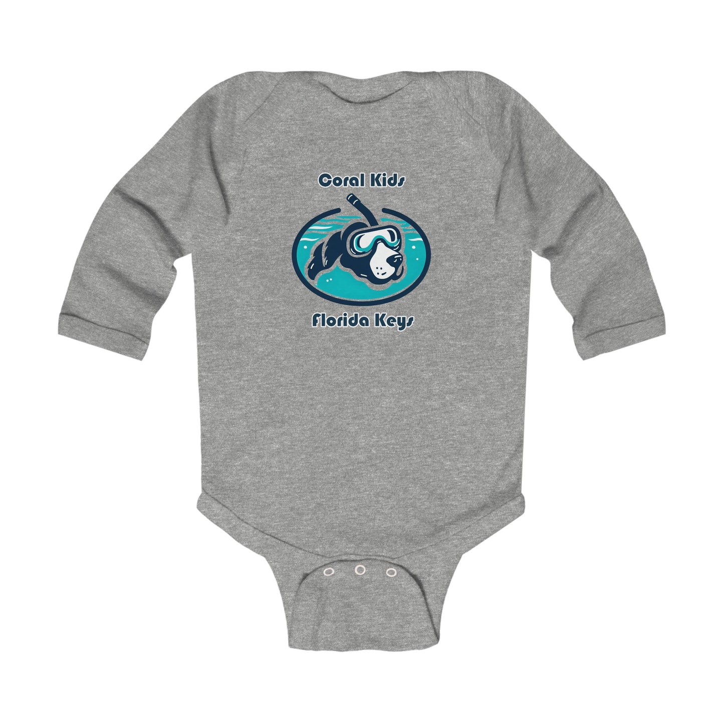 Coral Kids- Snorkel Time - Infant Long Sleeve Bodysuit