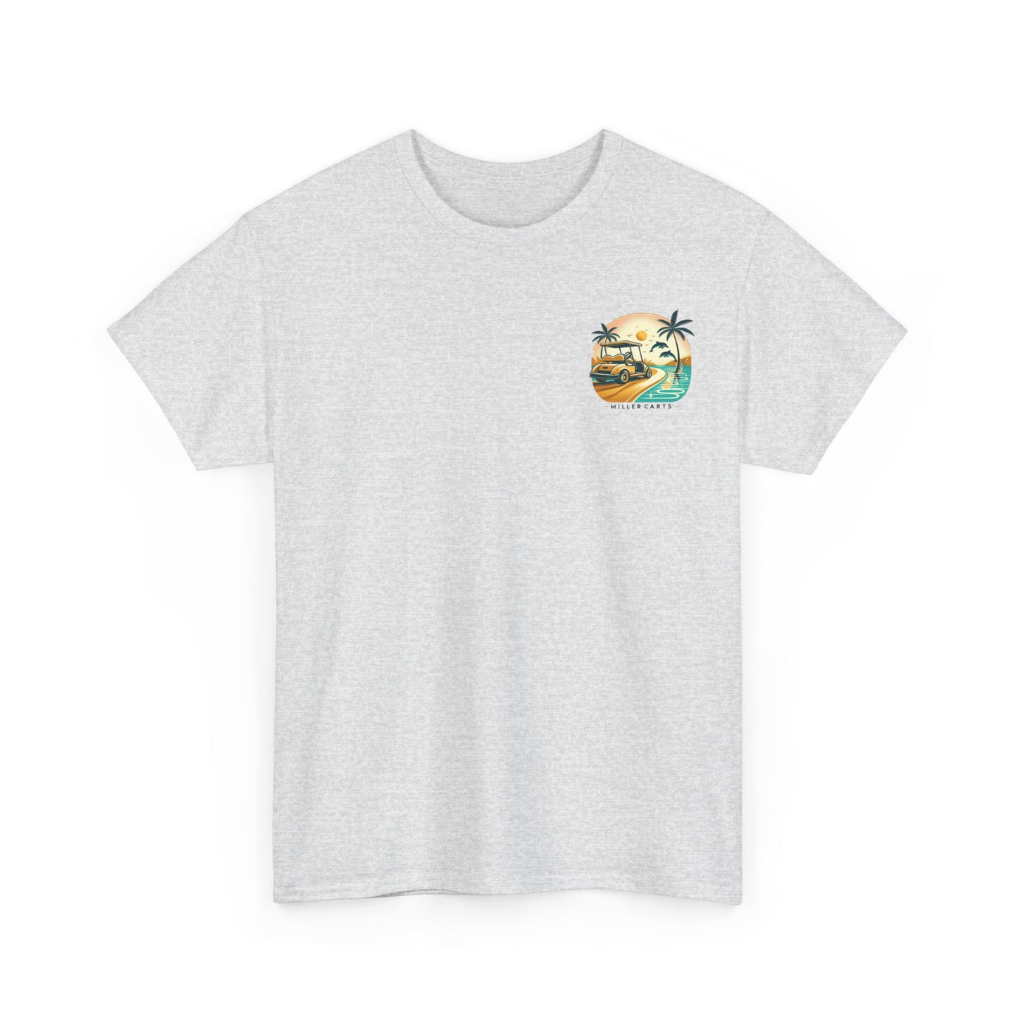 Vintage Feel Miller Carts Tee - Golden Road -  Unisex Heavy Cotton Tee