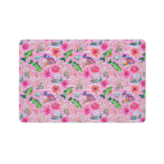 Pink Florida Keys Floor Mat
