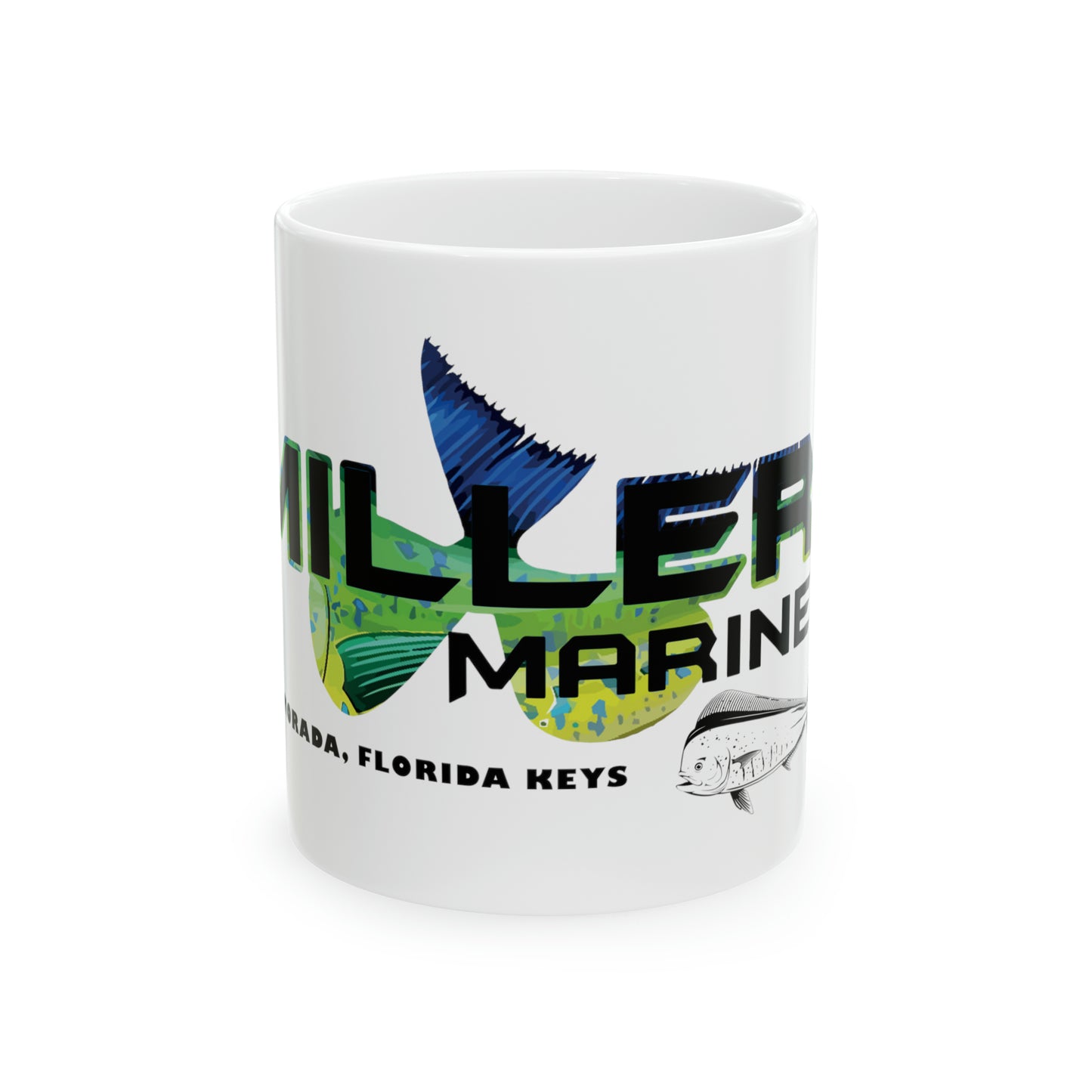 Miller Marine Mahi Mahi Ceramic Mug, 11oz
