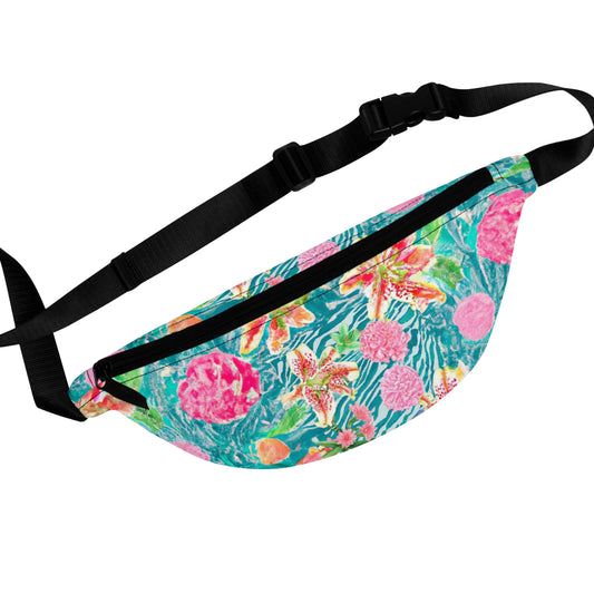 Trippy Flowers Fanny Pack