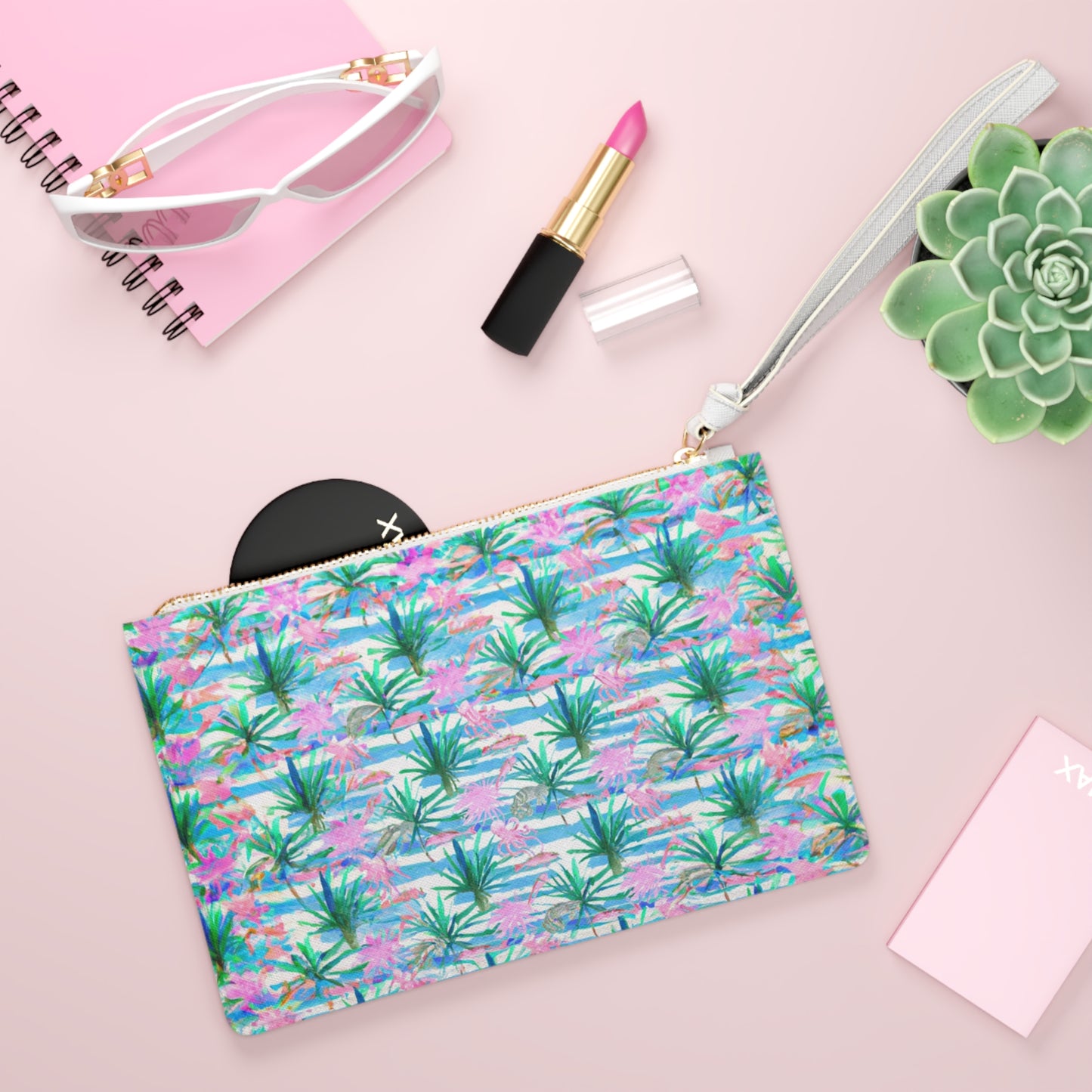 "Seafan Confetti" Clutch Bag