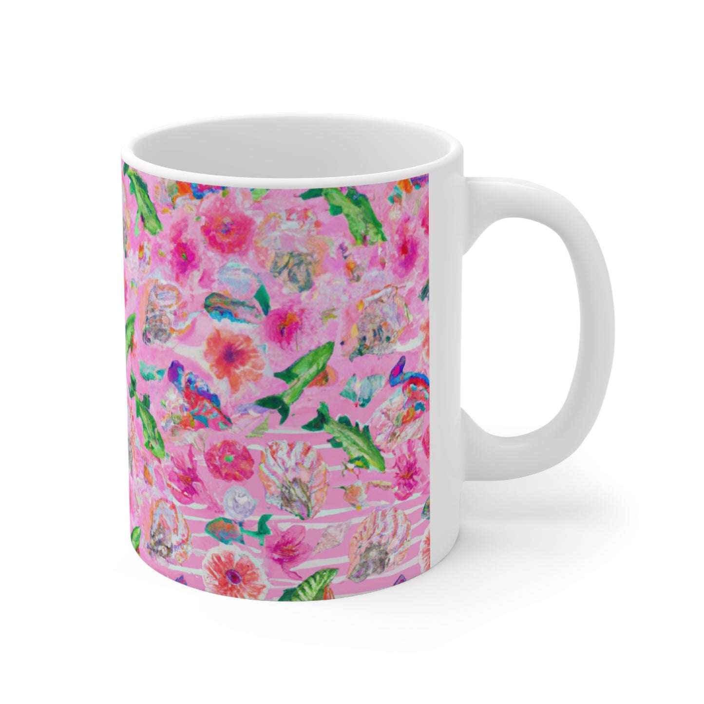 "Pink Florida Keys" Ceramic Mug 11oz