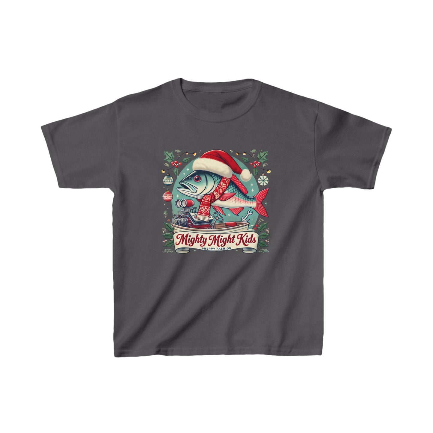 Mighty Might Kids Christmas Snapper (Preppy) Kids Heavy Cotton™ Tee