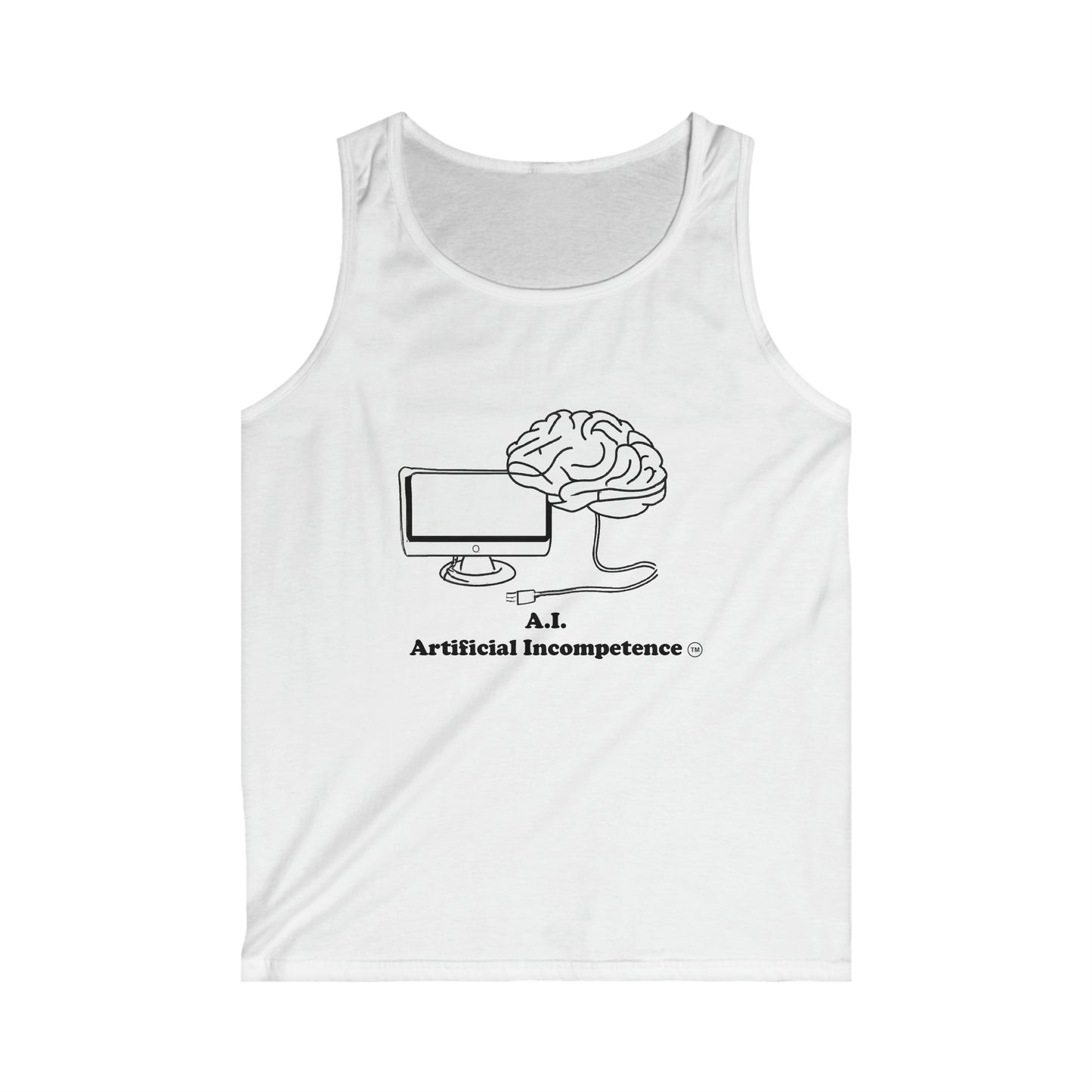 Artificial Incompetence - Men's Softstyle Tank Top