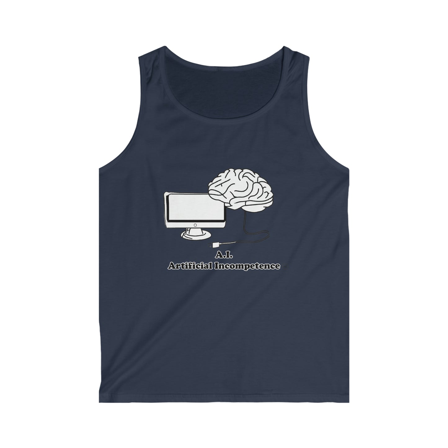 Artificial Incompetence - Men's Softstyle Tank Top