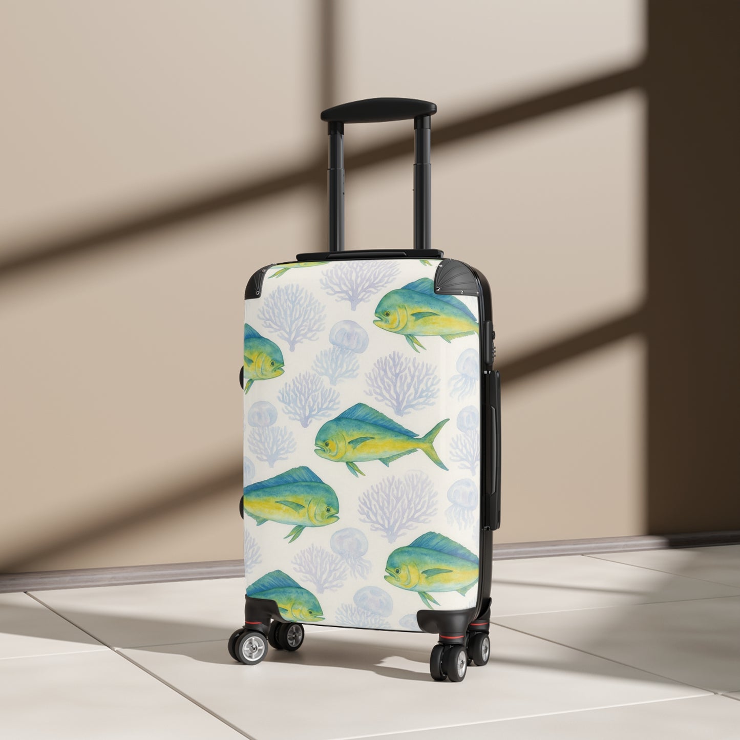 Suitcase - Mahi Mahi (El Dorado) and Corals Traveler's Luggage