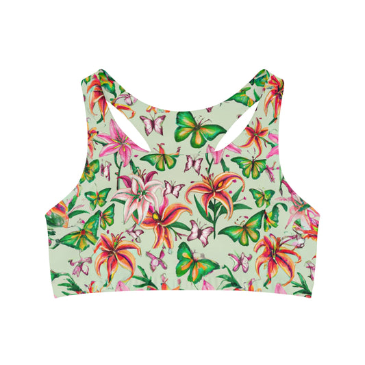 "Stargazer Lilly" Seamless Sports Bra (AOP)
