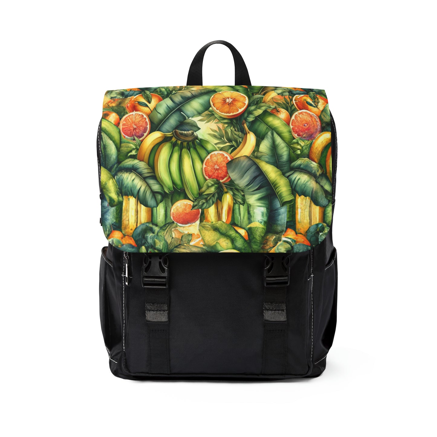 Orangey Glad Unisex Casual Shoulder Backpack