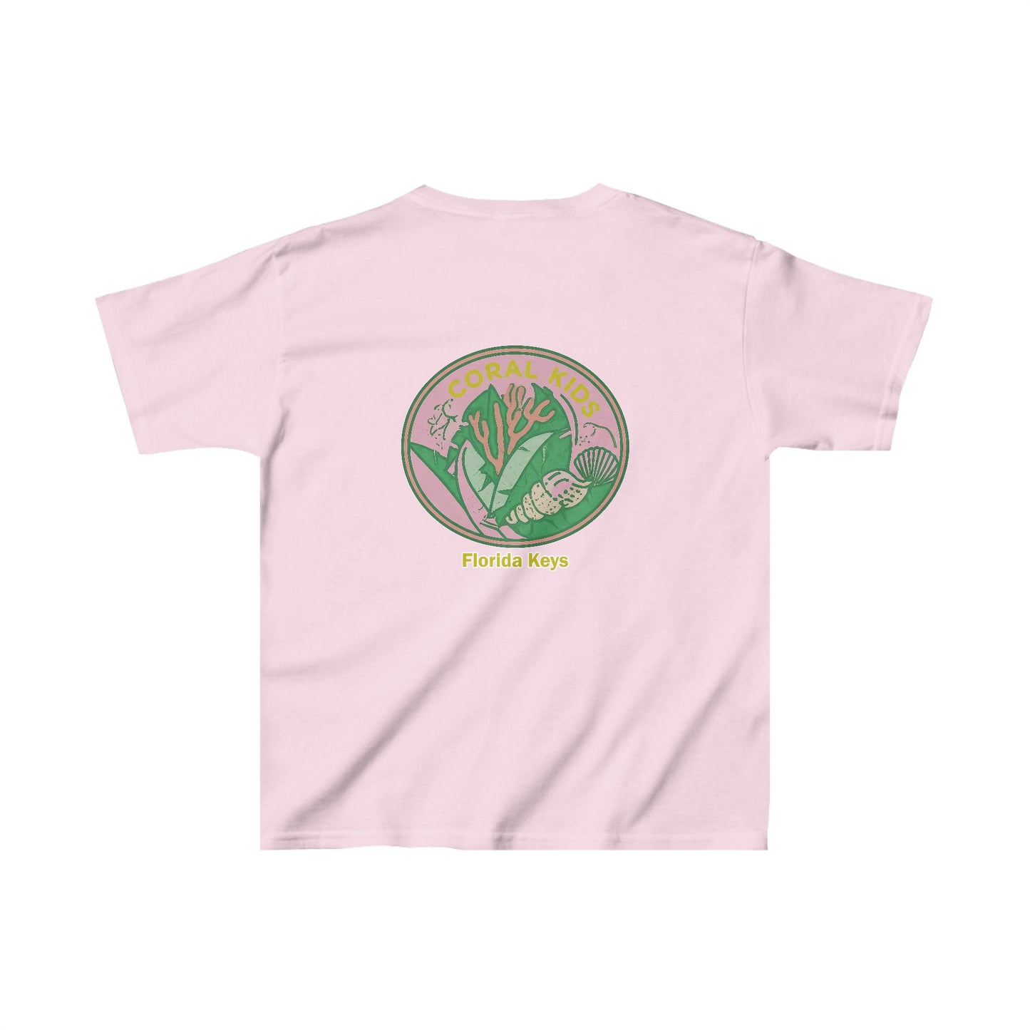 Coral Kids - Coral Leaves - Kids Heavy Cotton™ Tee