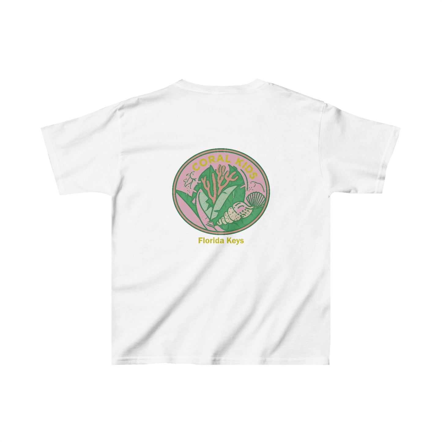 Coral Kids - Coral Leaves - Kids Heavy Cotton™ Tee