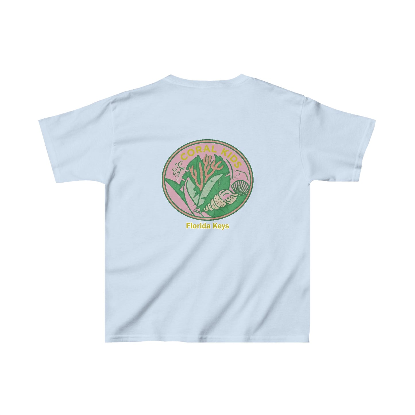 Coral Kids - Coral Leaves - Kids Heavy Cotton™ Tee
