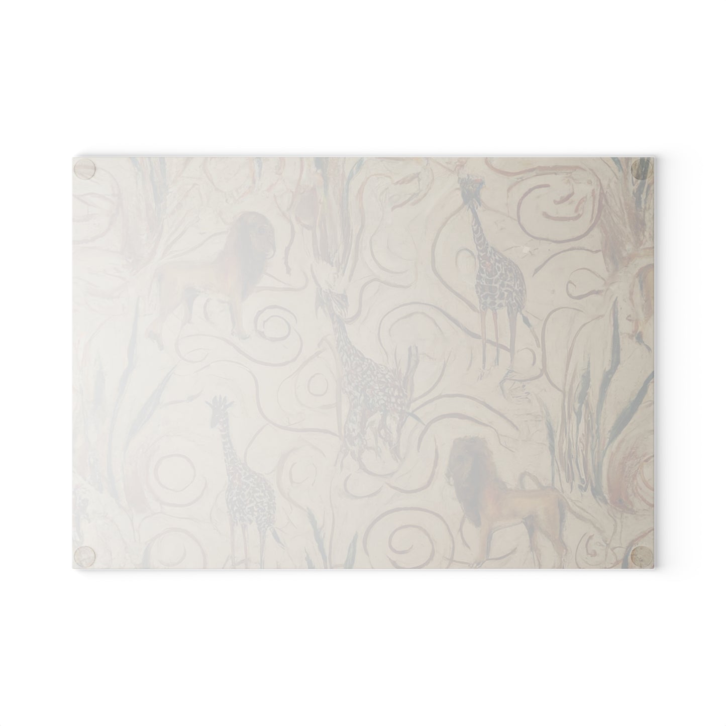"Tribal Love" Glass Cutting Board