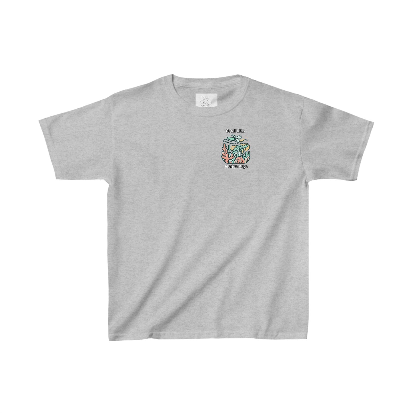 Coral Kids - Twin Turtles - Kids Heavy Cotton™ Tee