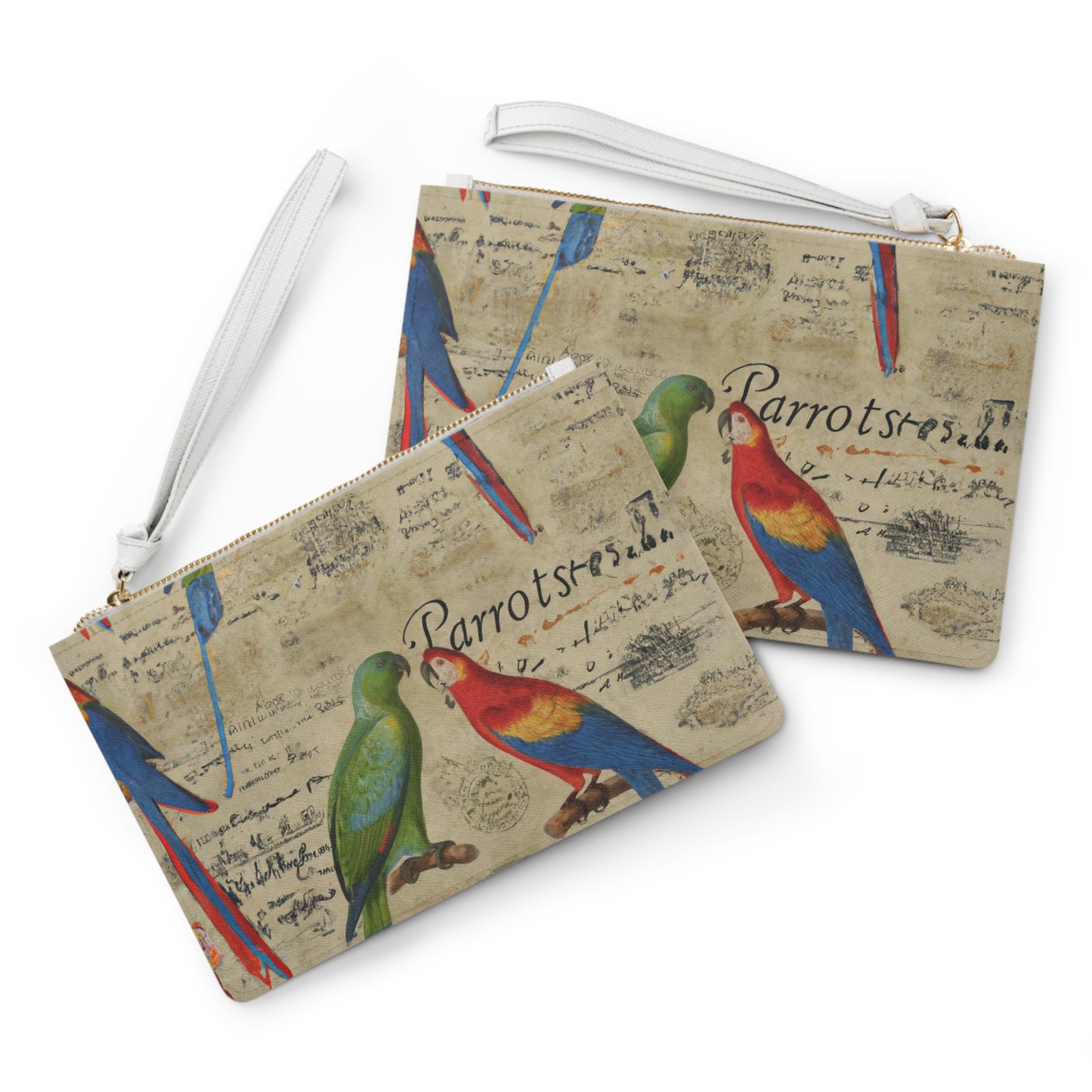 "Purdy Parrots" Clutch Bag