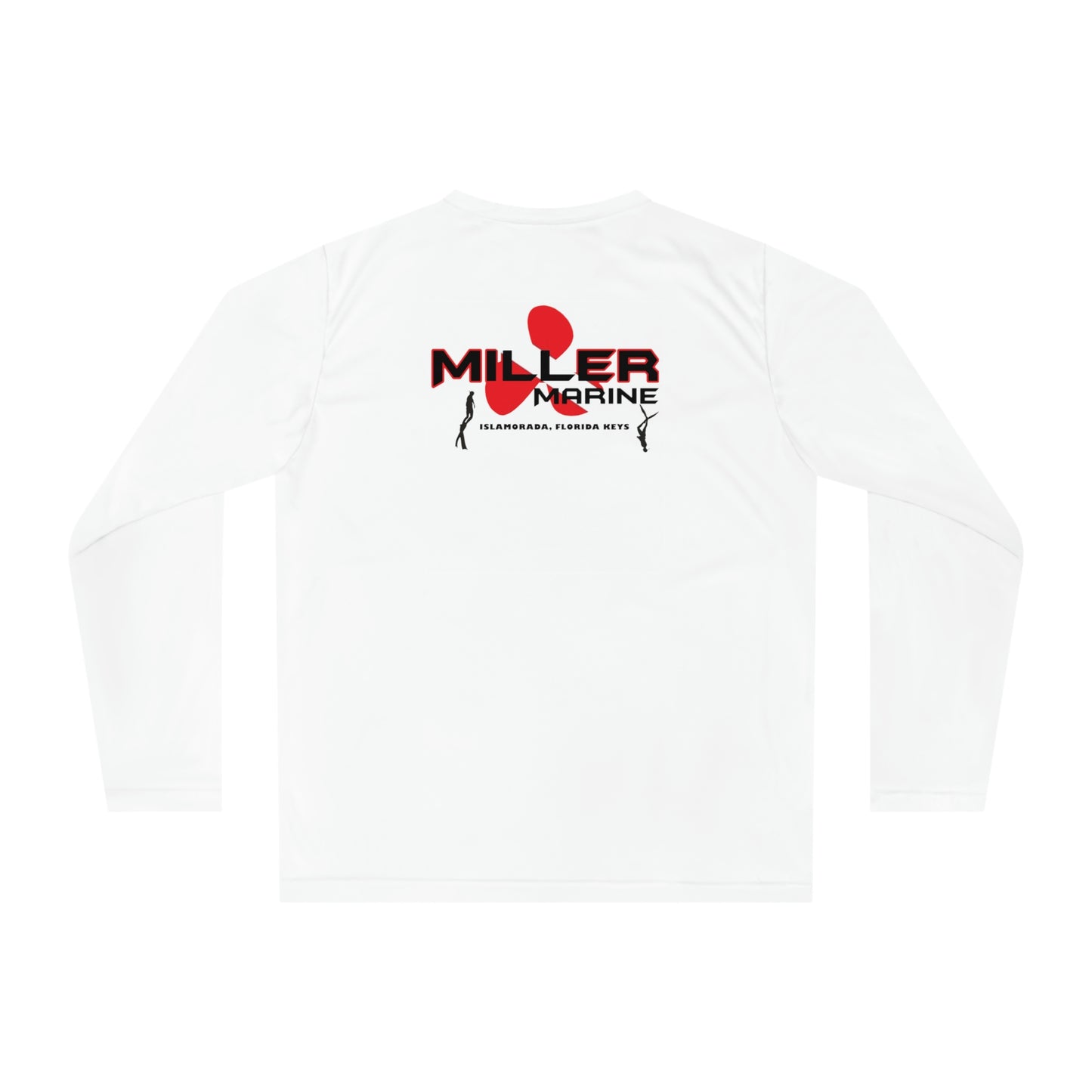 Miller Marine Diver Down Theme Unisex Performance Long Sleeve Shirt