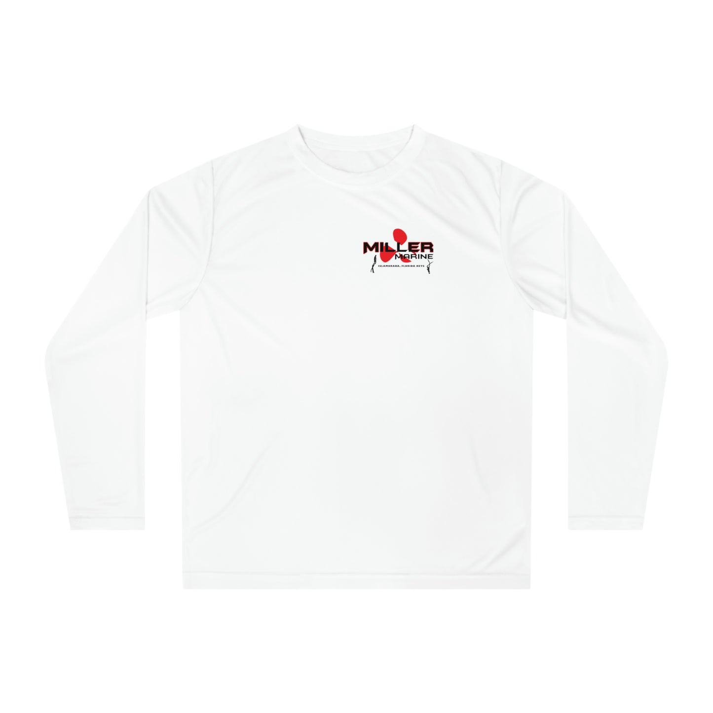 Miller Marine Diver Down Theme Unisex Performance Long Sleeve Shirt