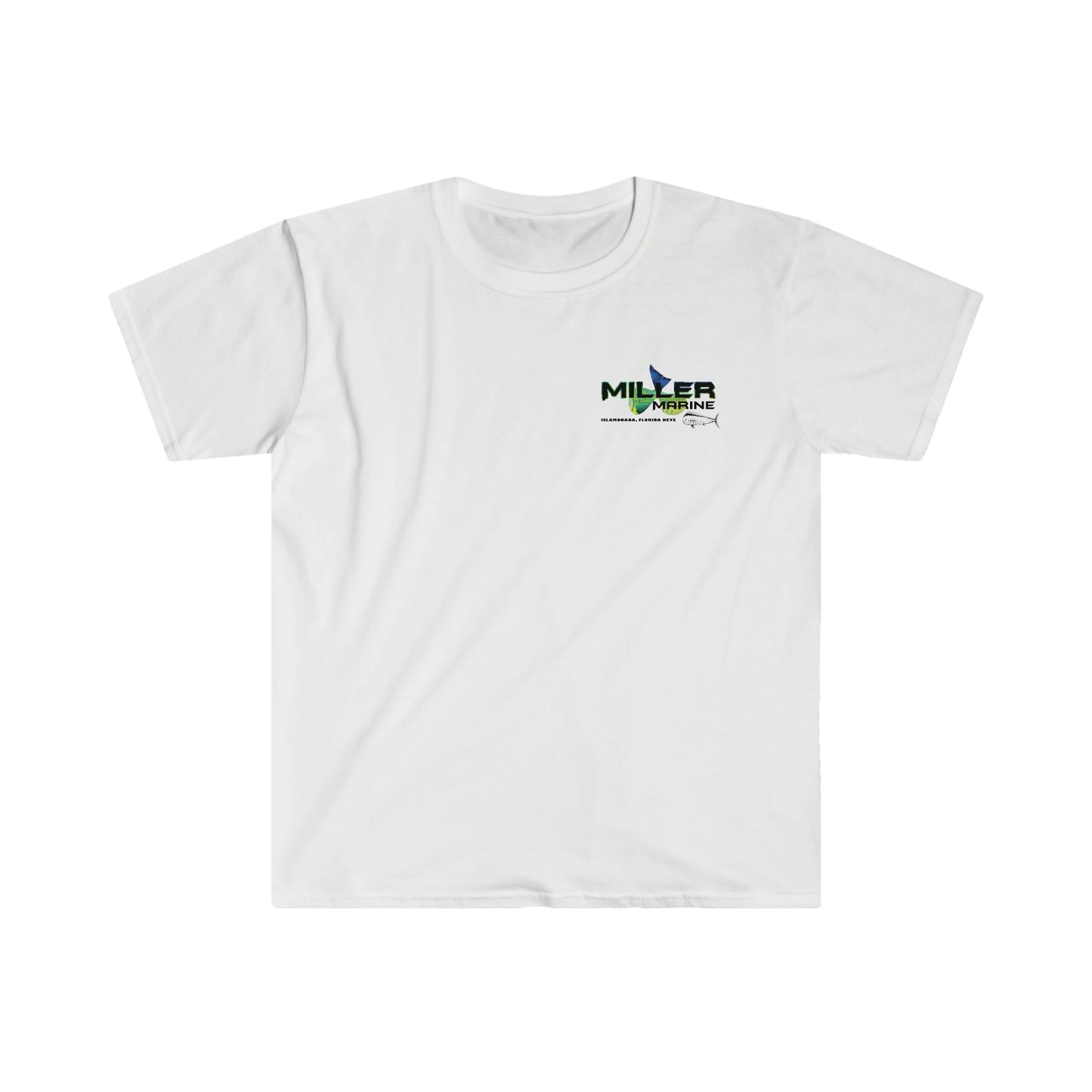 Miller Marine Mahi Mahi Logo- Unisex Softstyle T-Shirt