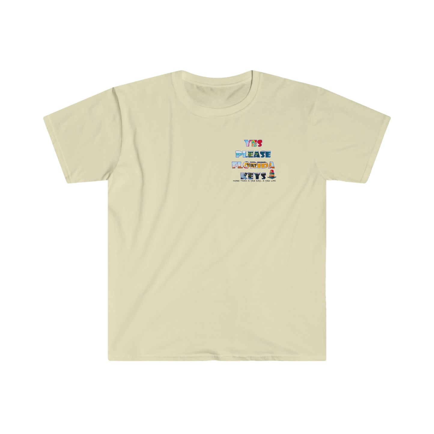 "Yes Please Florida Keys" Southernmost Point T- Unisex Softstyle T-Shirt